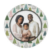 Retro-Bäume Schneidebrett (Vorderseite)