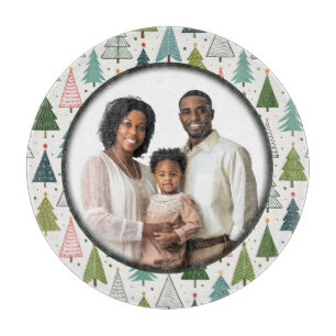 Retro-Bäume Schneidebrett