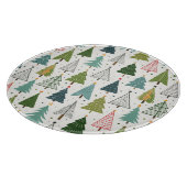 Retro-Bäume Schneidebrett (Ecke)