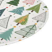 Retro-Bäume Schneidebrett (Ecke)