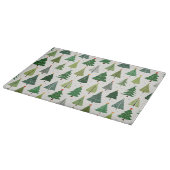 Retro-Bäume Schneidebrett (Ecke)