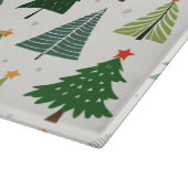 Retro-Bäume Schneidebrett (Ecke)