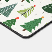 Retro-Bäume Schreibtischunterlage (Ecke)