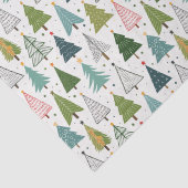 Retro-Bäume Seidenpapier (Detail)