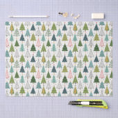 Retro-Bäume Seidenpapier (Handwerk)