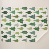 Retro-Bäume Sherpadecke (Vorderseite (Horizontal))