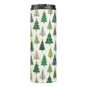Retro-Bäume Thermosbecher (Rückseite)