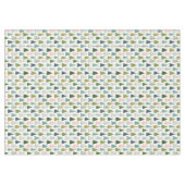 Retro-Bäume Tischdecke (Vorderseite (Horizontal))
