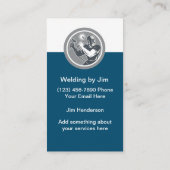 Retro-Bauschweiß Visitenkarte (Rückseite)