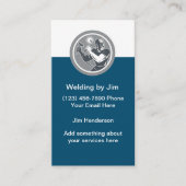 Retro-Bauschweiß Visitenkarte (Vorderseite)