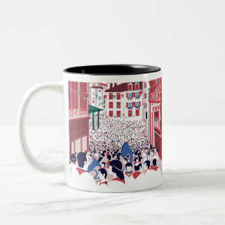 Retro Bayonne Zweifarbige Tasse