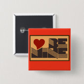 Retro Be Mine Button (Vorne & Hinten)