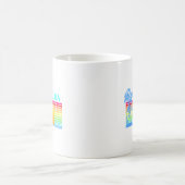 Retro Beach Aruba Sunset Kaffeetasse (Mittel)