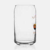 Retro Beach Bachelorette Custom Bridesmaid Geschen Dosenglas (Rechts)