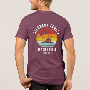 Retro Beach Cruise Family Wiedersehen - kundenspez Tri-Blend Shirt