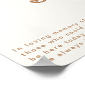 Retro Beach | Elfenbein Dieses Candle Burns Poster (Ecke)