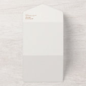 Retro Beach | Elfenbeinküste Siegel und Senden All In One Einladung (Außenbereich)