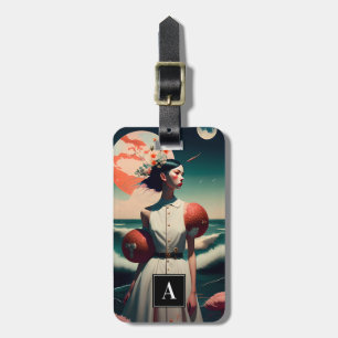 Retro Beach Fashion Luggage Tags Gepäckanhänger