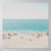 Retro Beach Foto Poster (Vorne)