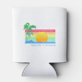 Retro Beach Grand Cayman Dosenkühler (Rückseite)