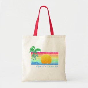 Retro Beach Grand Cayman Tragetasche