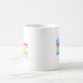 Retro Beach Hawaii Sunset Kaffeetasse (Mittel)