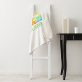 Retro Beach Hawaii Sunset Sherpadecke (Beispiel)