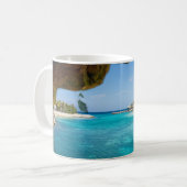 Retro Beach House Kaffeetasse (Vorderseite Links)