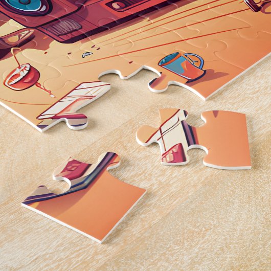 Retro Beach Puzzle (Seite)