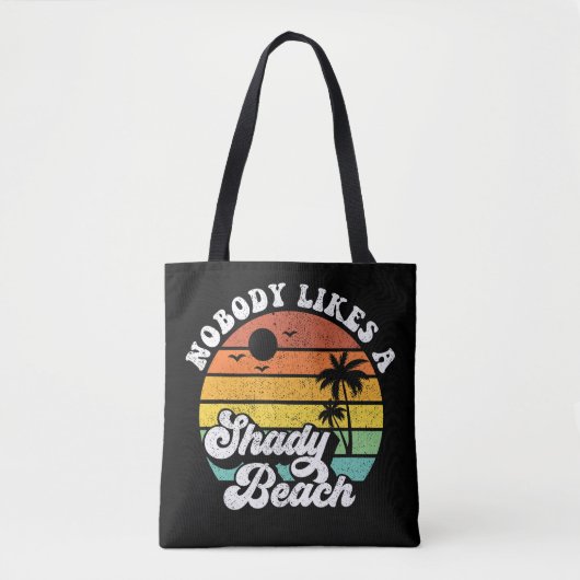 Retro Beach Tasche (Vorderseite)