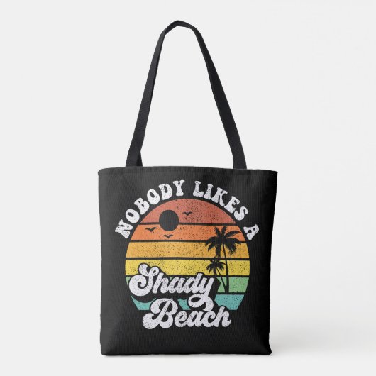 Retro Beach Tasche (Rückseite)