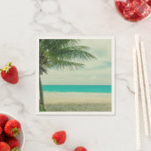 Retro Beach Thema Serviette (Beispiel)