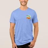 Retro Beach Van T-Shirt Tri-Blend Shirt (Vorderseite)