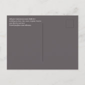 RETRO Beach Vibe Wedding Stationery FOTO Postkarte (Rückseite)