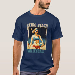 Retro Beach Volleyball T-Shirt