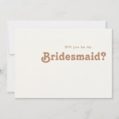 Retro Beach | Vorschlagskarte für Elfenbein Einladung (Vorderseite)