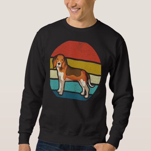 Retro-Beagle 1 Sweatshirt (Vorderseite)