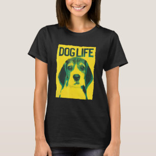 Retro-Beagle für Hunde T-Shirt