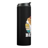 Retro Beagle Hund Thermosbecher (Nach links gedreht)