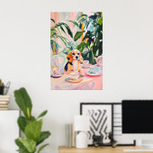 Retro-Beagle-Plakat, Beagle-Ölgemälde, Vintage Poster (Heimbüro)