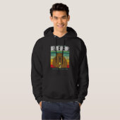 Retro Bear Drinking Beer I Drink Bierjagd P Hoodie (Vorne ganz)