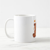 Retro Bear Snack First White Mug Kaffeetasse (Links)