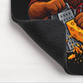 Retro Bear With Cheese Grater Hat and Sunglasses Mousepad (Ecke)