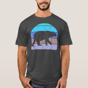 Retro Bears Vintag Bears Silhouette Süße Tier L T-Shirt
