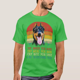 Retro Beauceron jeden Snack, den Sie machen jede M T-Shirt