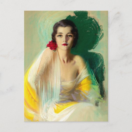 Retro Beauty 33 Postkarte (Vorderseite)