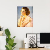 Retro Beauty 60 Poster (Heimbüro)