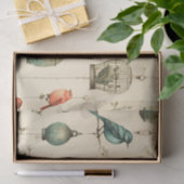 Retro Beauty Birdcages Birds Decoupage Seidenpapier (Geschenk)