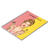 Retro Beauty / Makeup Ernennung Notizblock (Linke Seite)