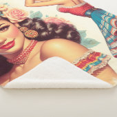 Retro Beauty Mexican Woman Sherpadecke (3/4)